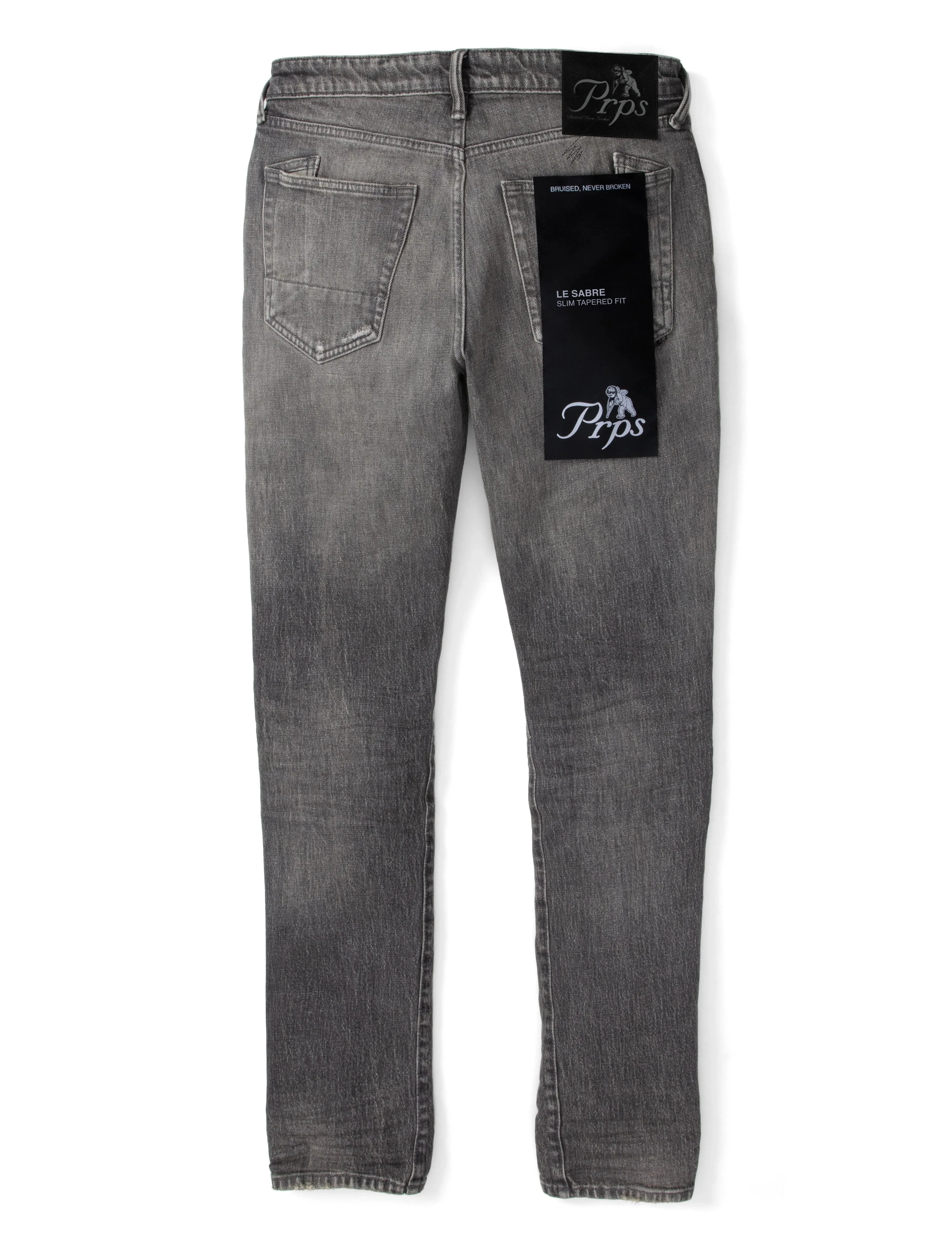 PRPS Gray Le Sabre Stretch Jeans