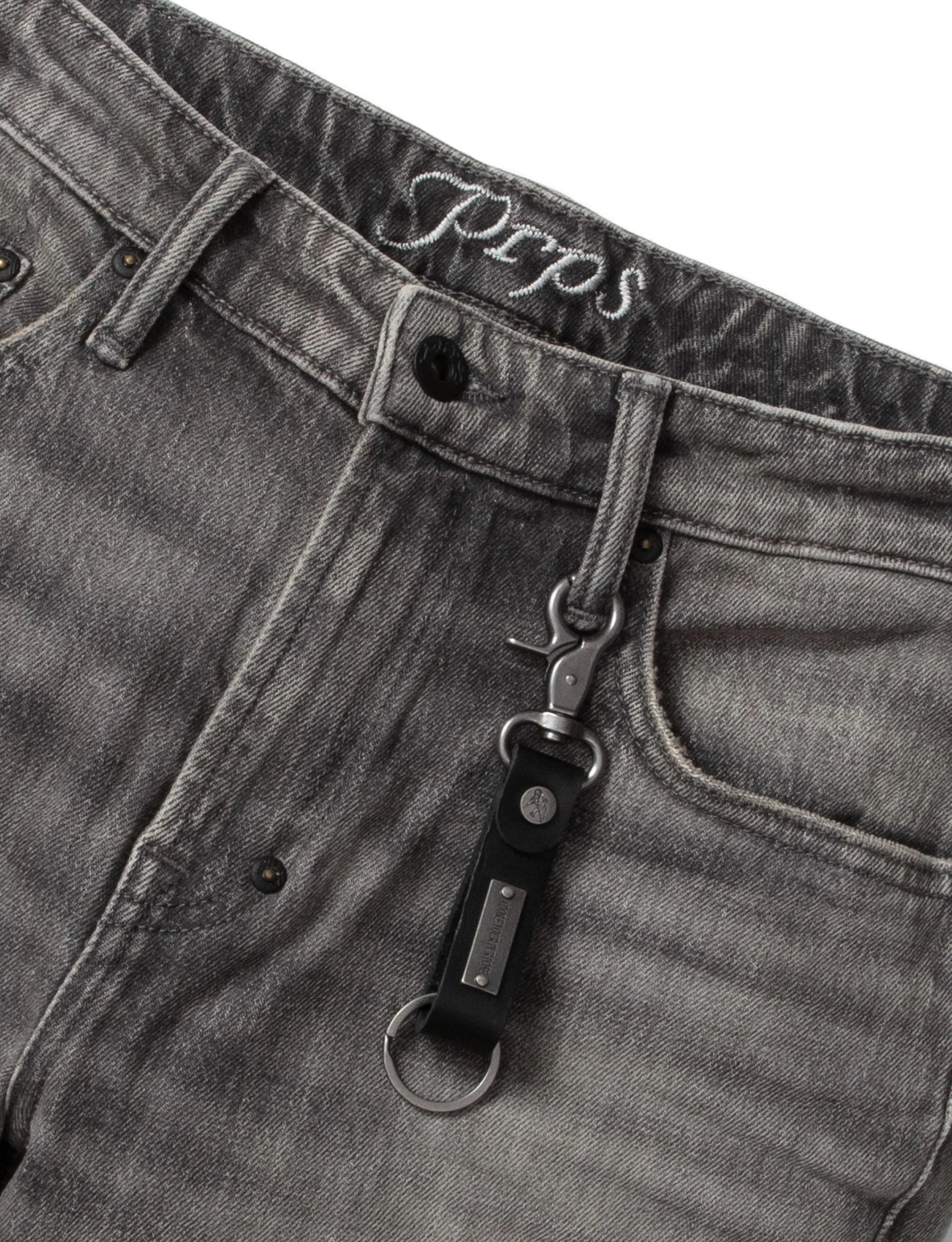 PRPS Gray Le Sabre Stretch Jeans