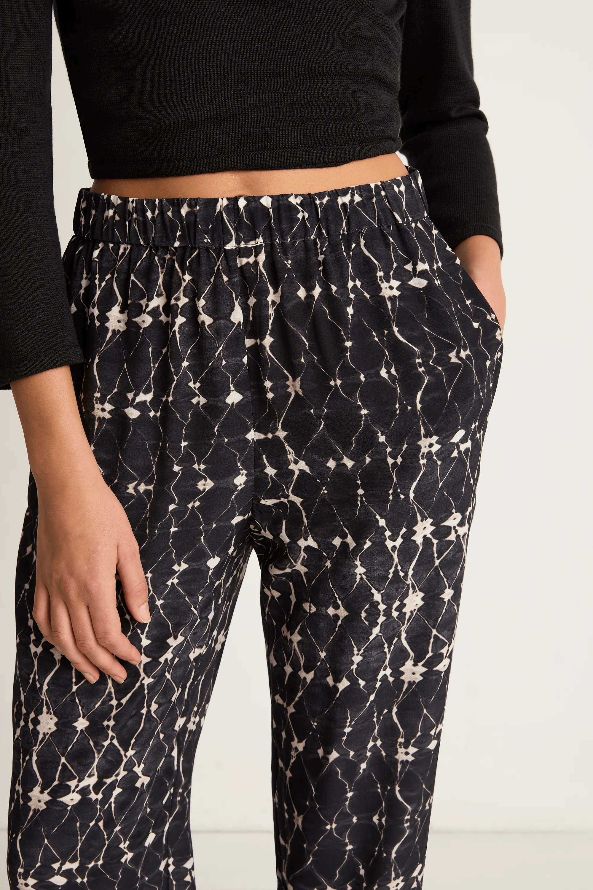 Raquel Allegra Fez Pant - Charcoal