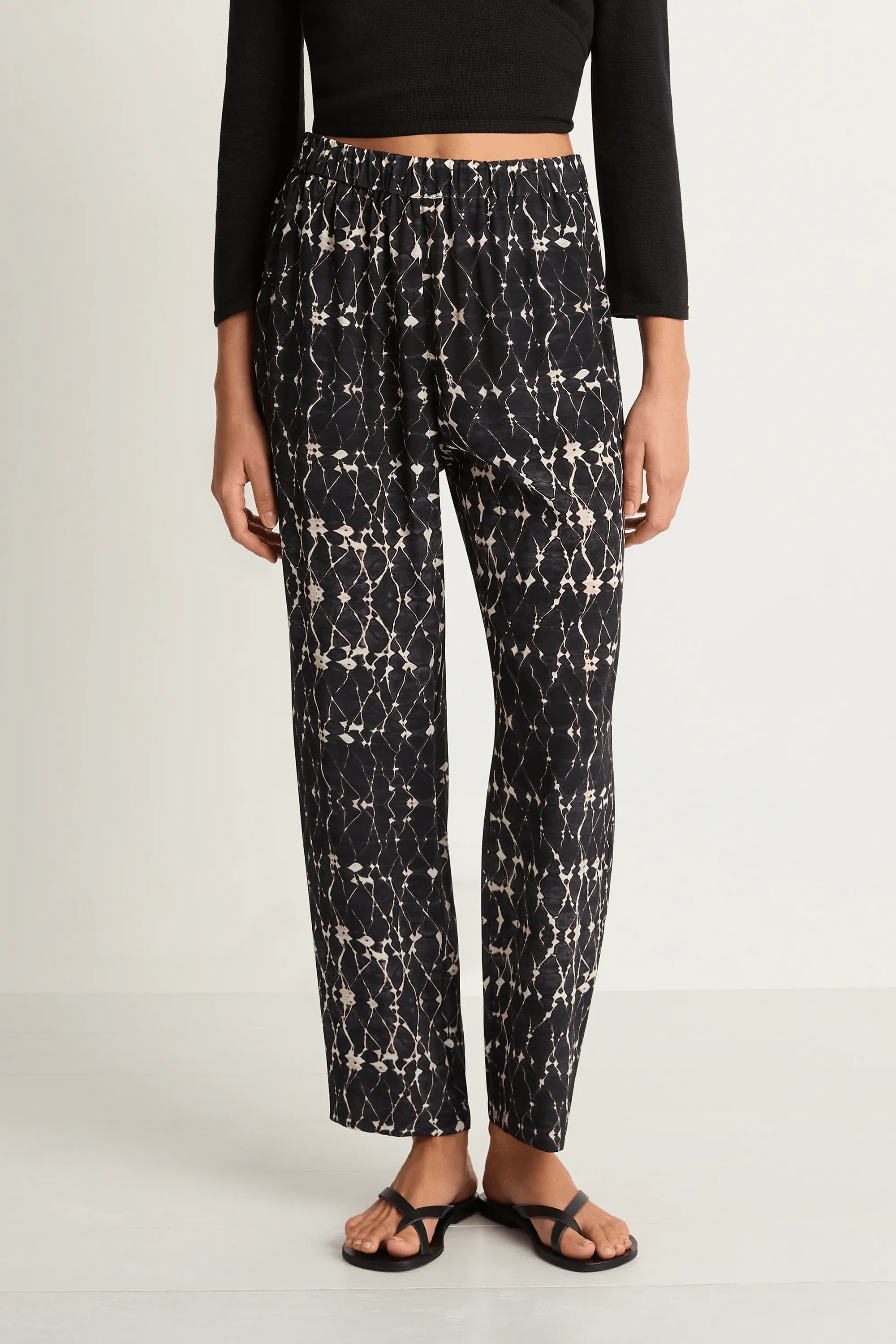 Raquel Allegra Fez Pant - Charcoal
