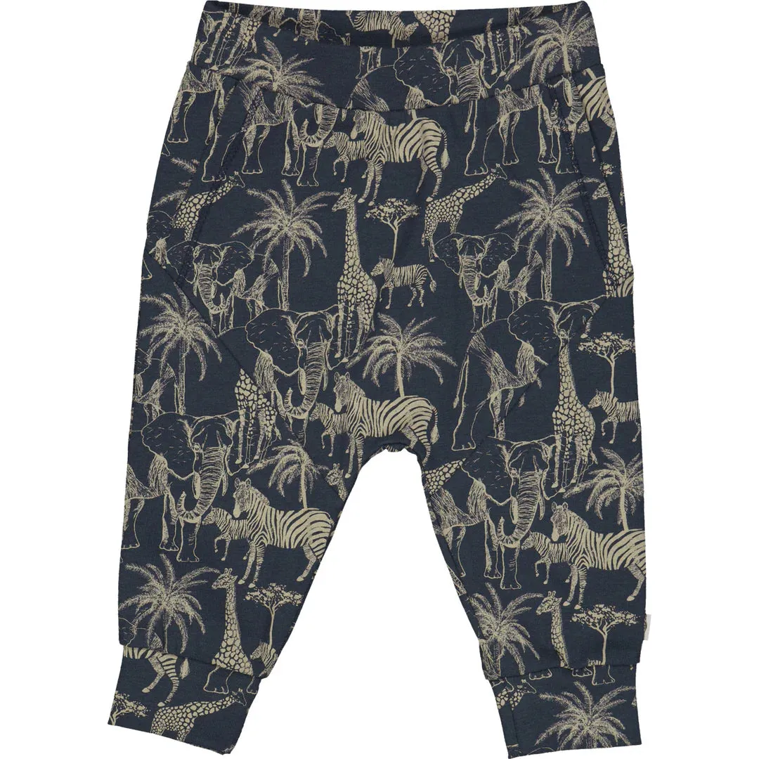 Safari Cut Pants - Night Blue/Cashmere