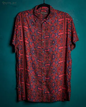 Shirt Men Half Sleeves / Viscose AOP - PANAMA CANAL
