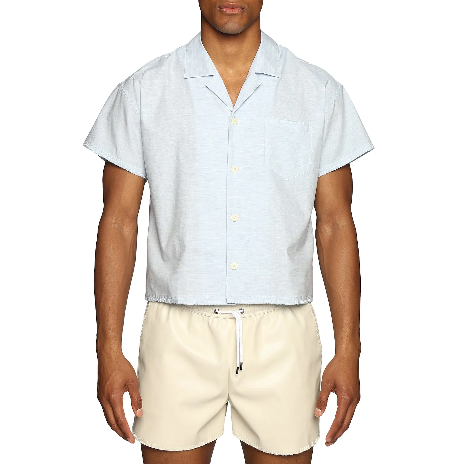 Sky Du Cap Cropped Shirt