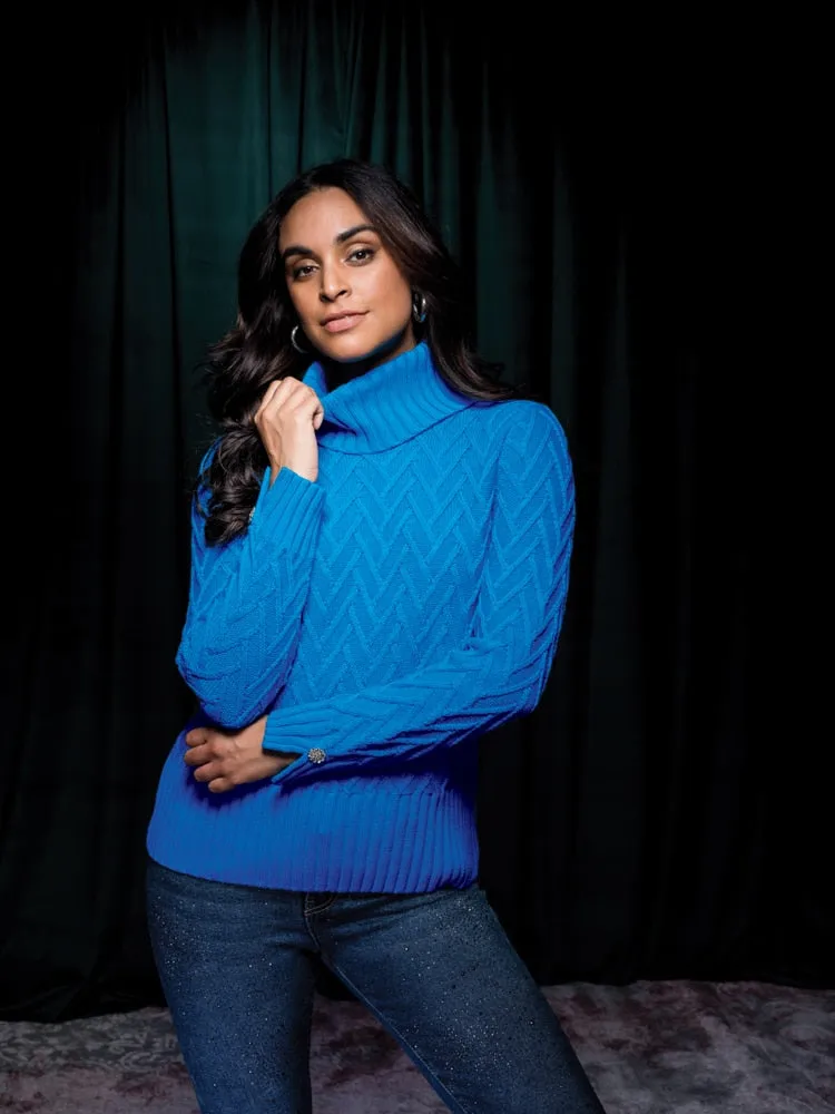 Textured Knit Sweater