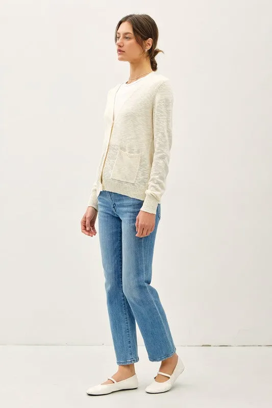 V-Neck Button Up Cardi