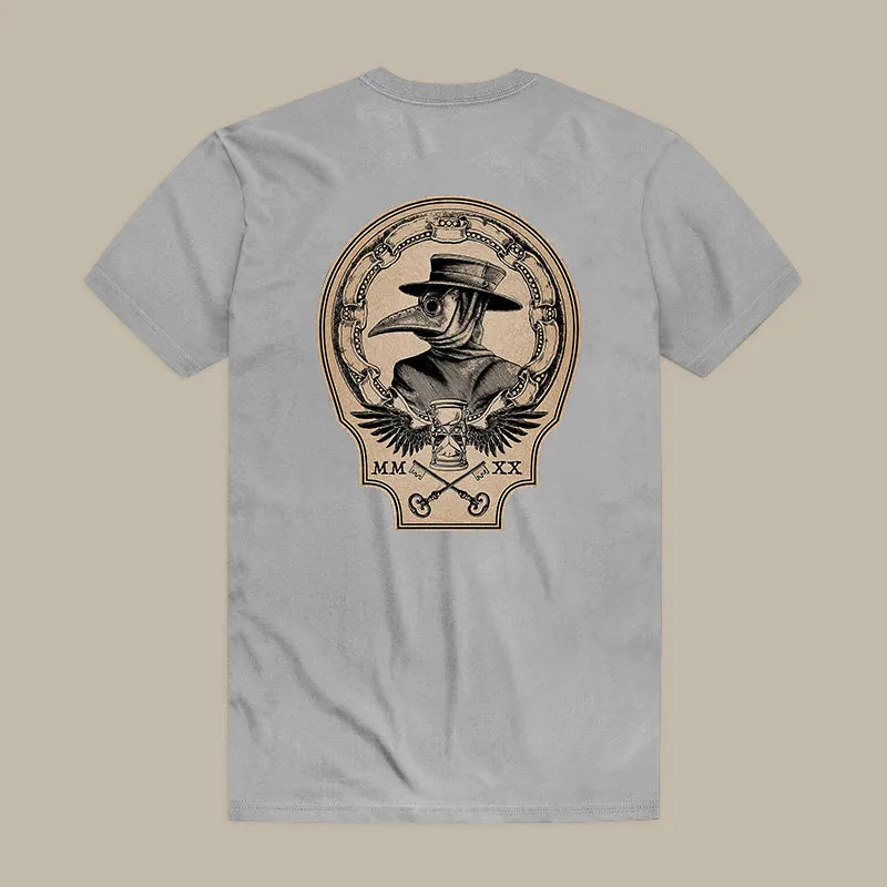 Vintage Plague Doctor Print Men's T-shirt