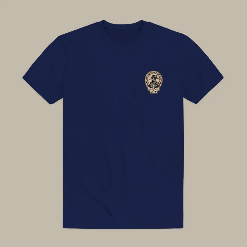 Vintage Plague Doctor Print Men's T-shirt