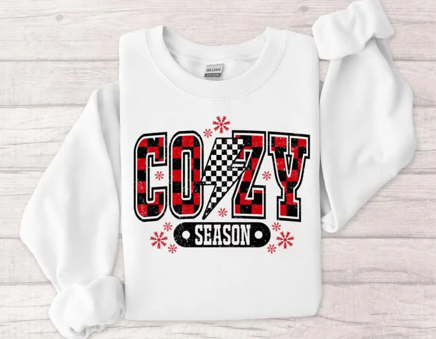 White Cozy Season Sweatshirt