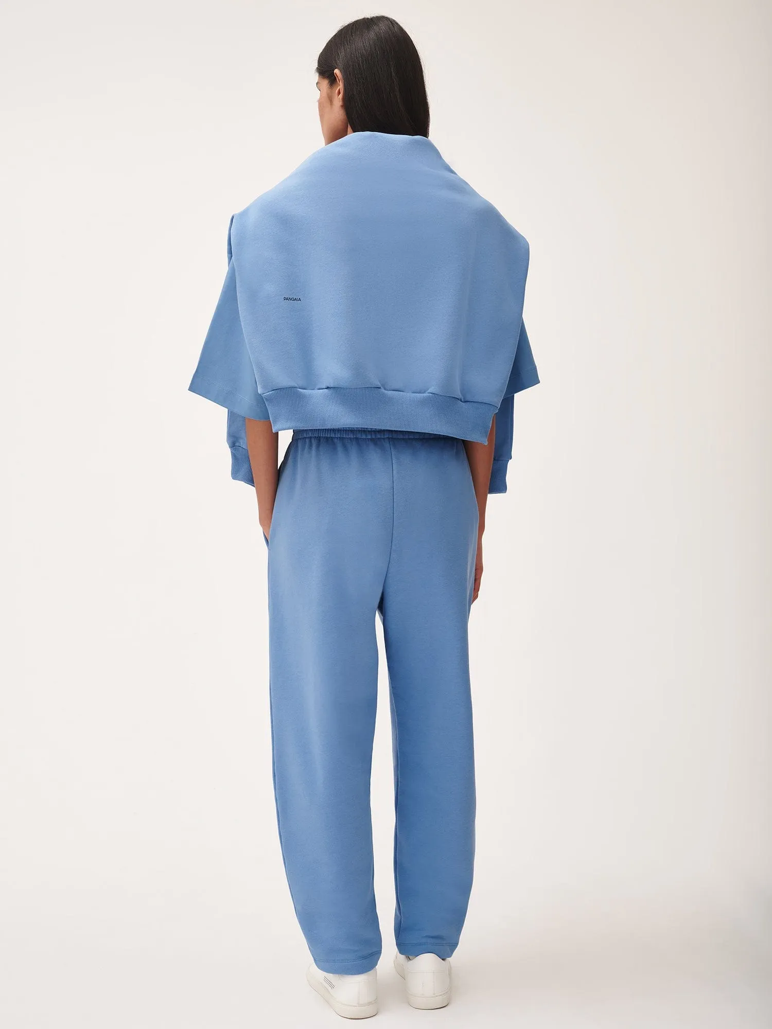 Womens DNA Barrel-Leg Track Pants—summit blue