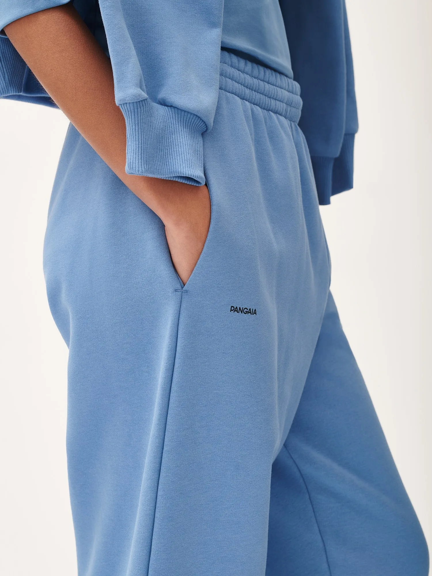 Womens DNA Barrel-Leg Track Pants—summit blue