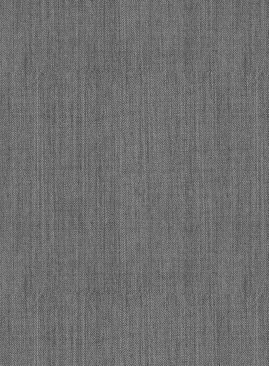 Worsted Mid Charcoal Wool Tuxedo Suit