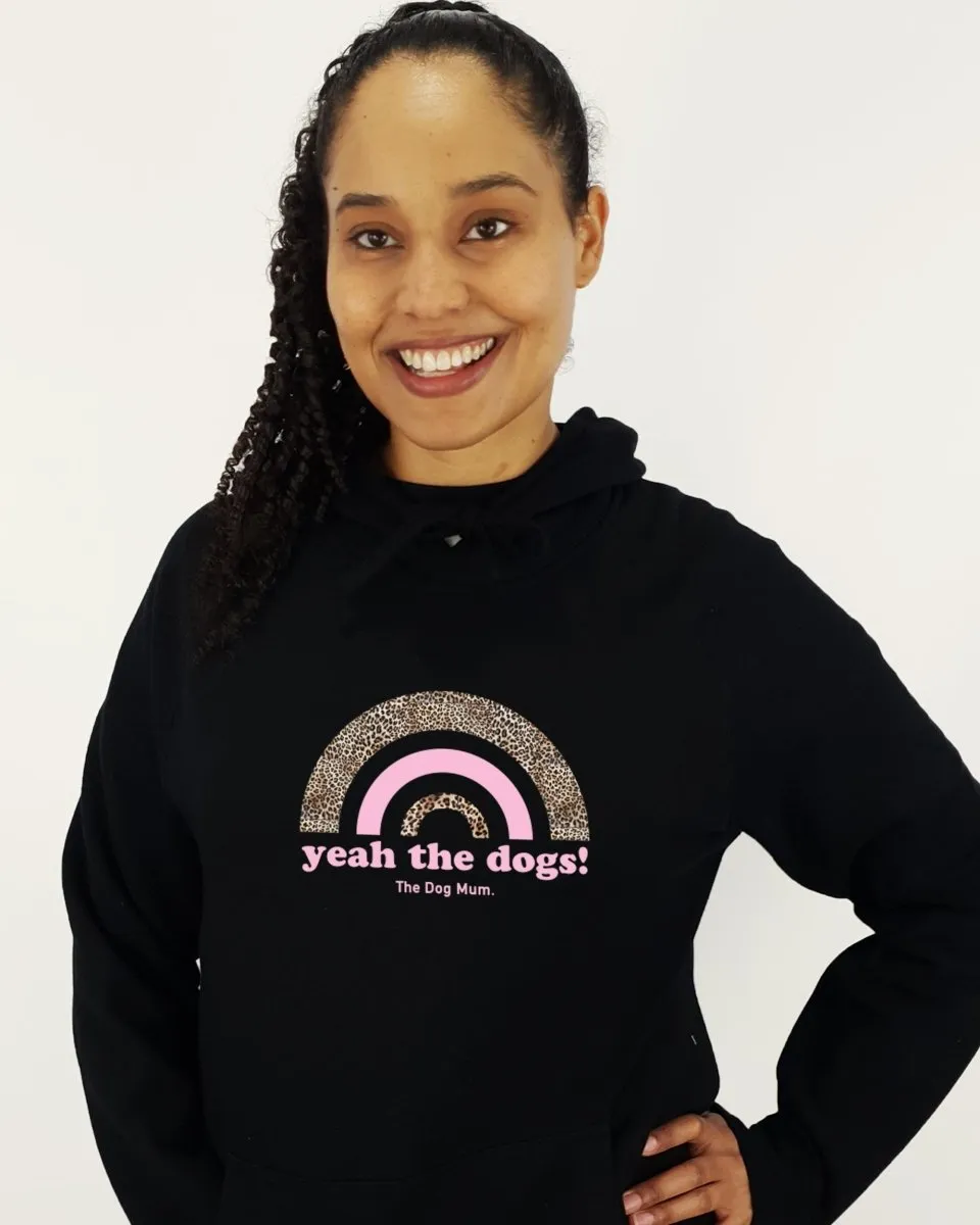Yeah The Dogs Leopard: Unisex Hoodie